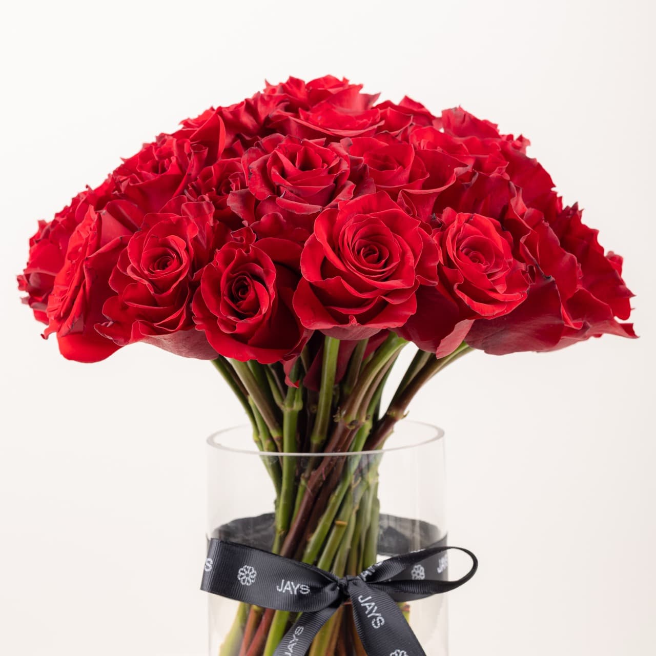 Royal Red Roses Vase