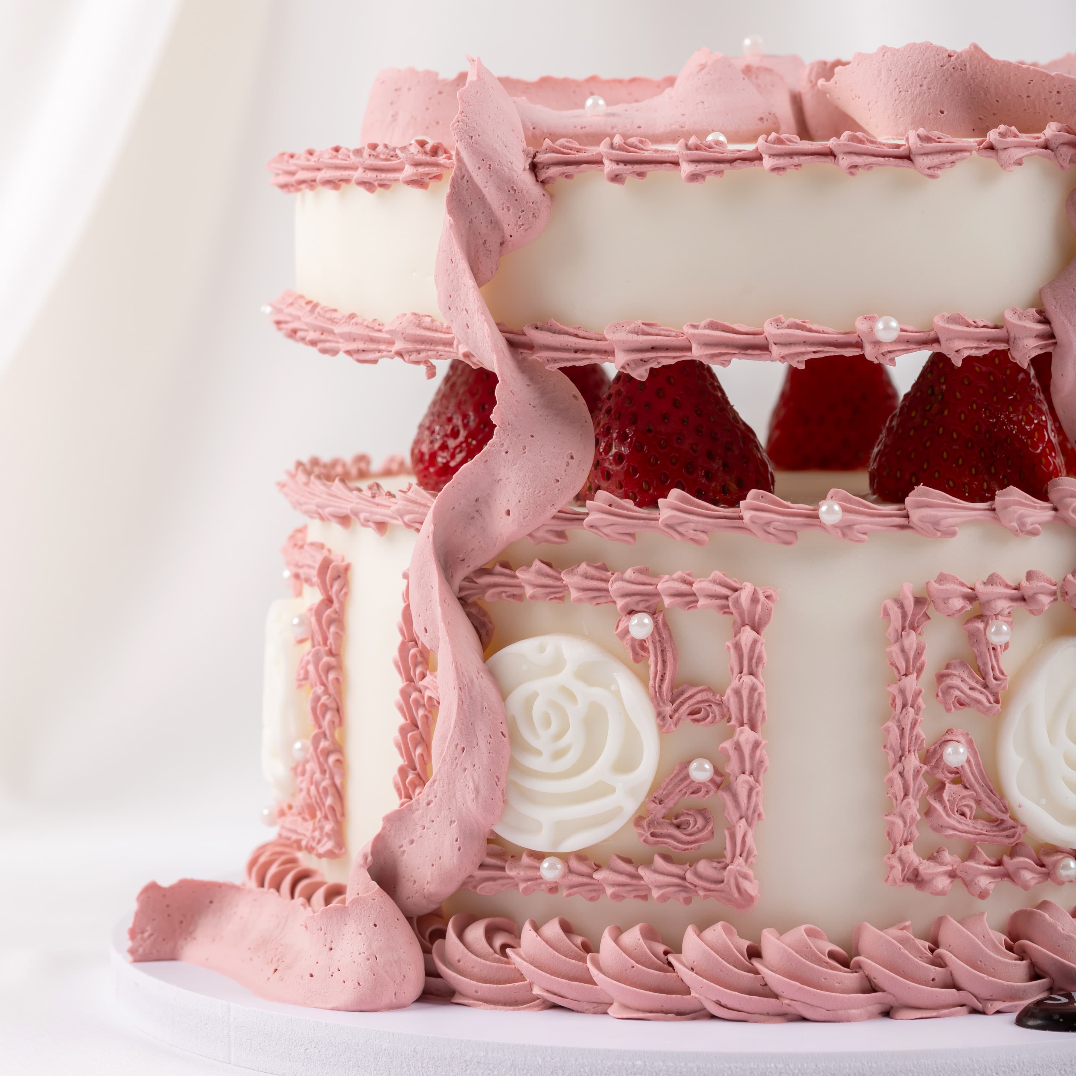 Strawberry Carousel Cake