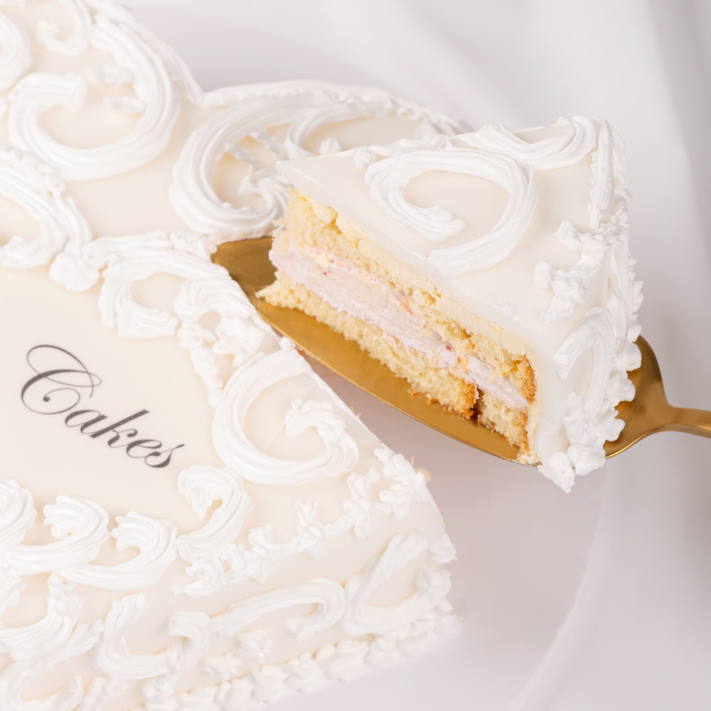 Lace Heart Cake