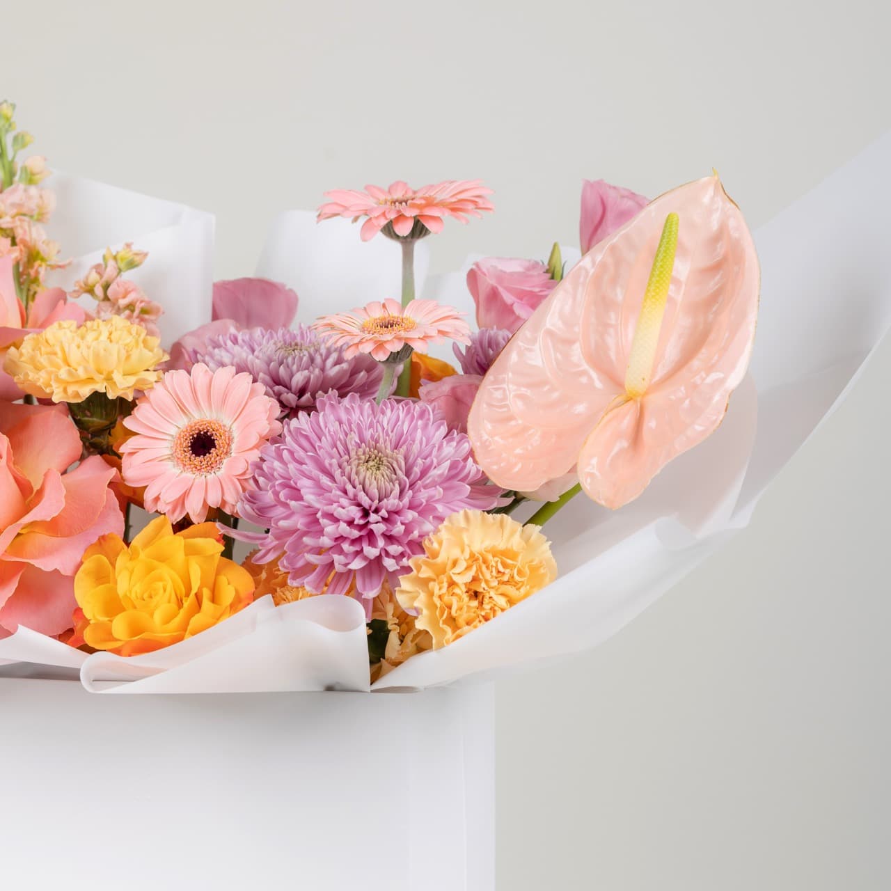 Pink Glow Bag Bouquet
