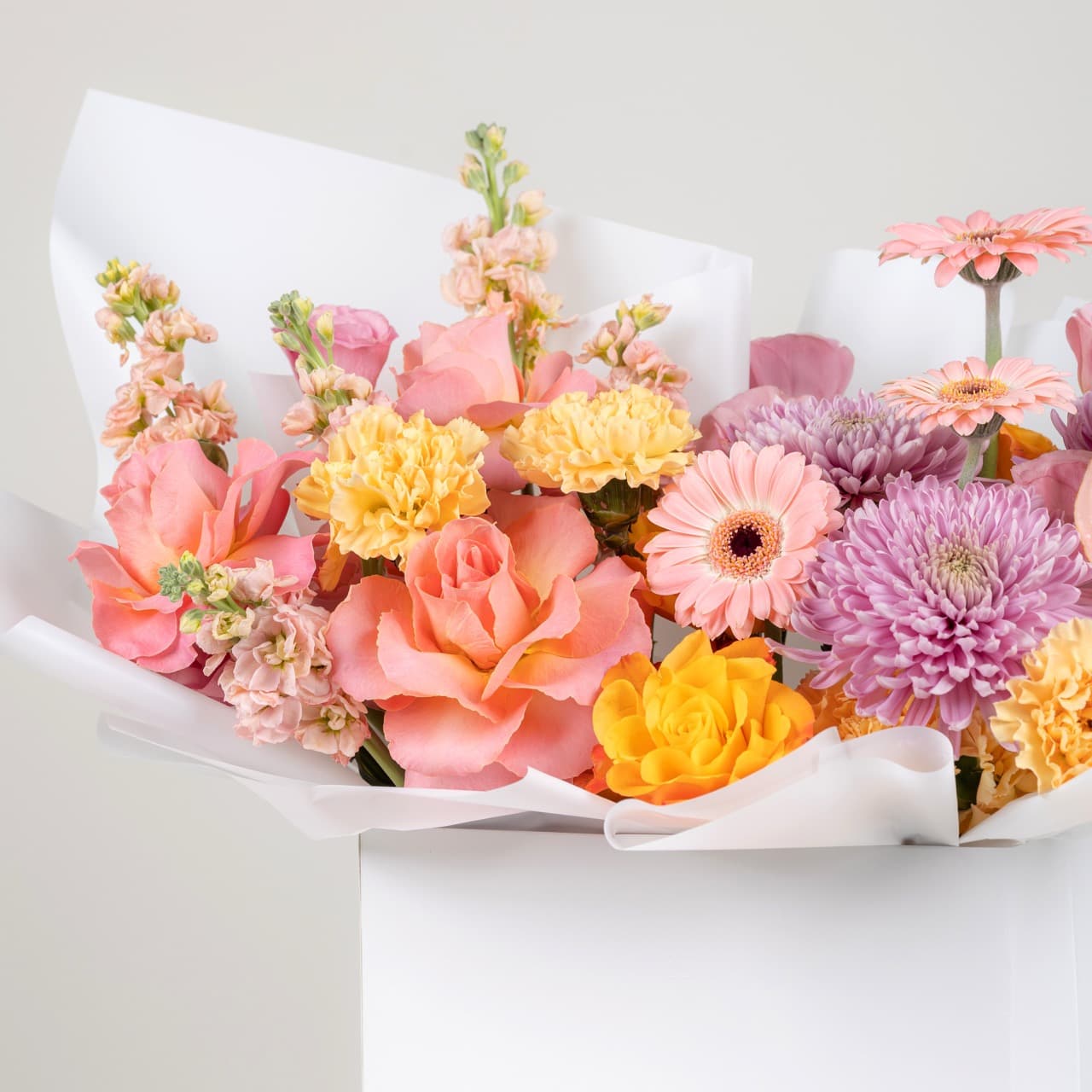 Pink Glow Bag Bouquet