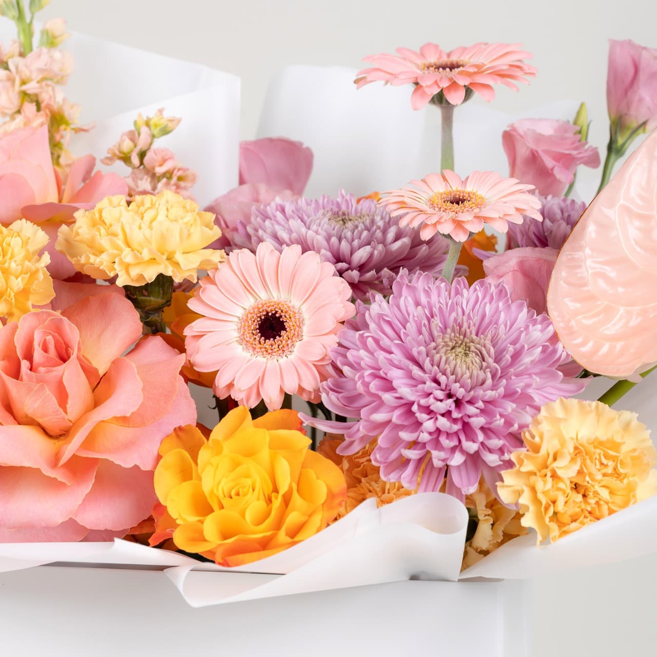 Pink Glow Bag Bouquet