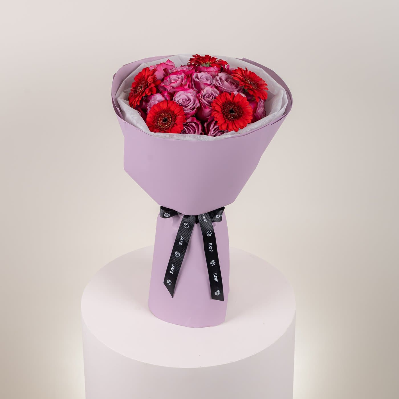 Red & Purple Elegant Flower Bouquet