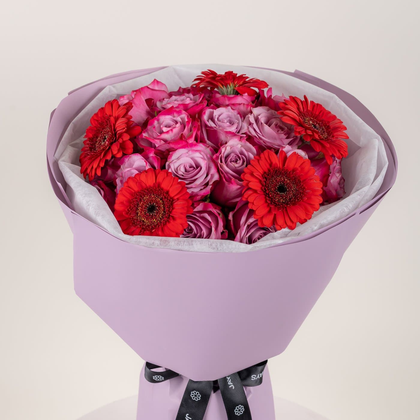 Red & Purple Elegant Flower Bouquet