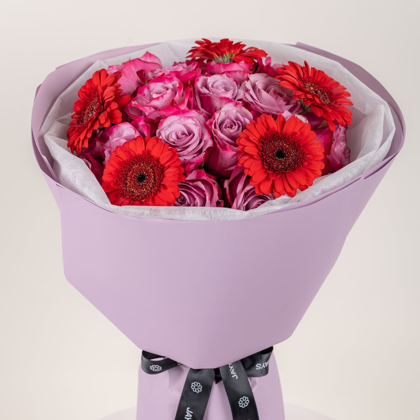 Red & Purple Elegant Flower Bouquet