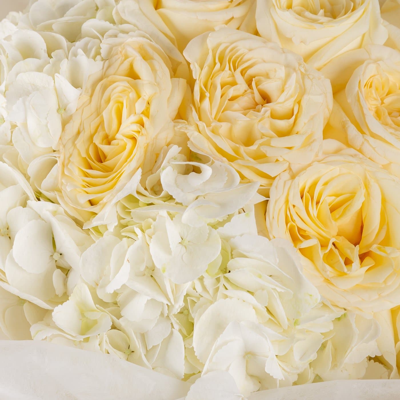 White & Peach Charm Floral Bouquet