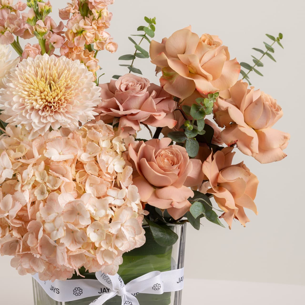 Peach Elegance Vase