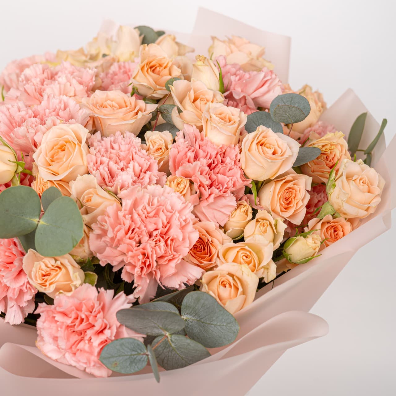 Warm Pink Flower Bouquet