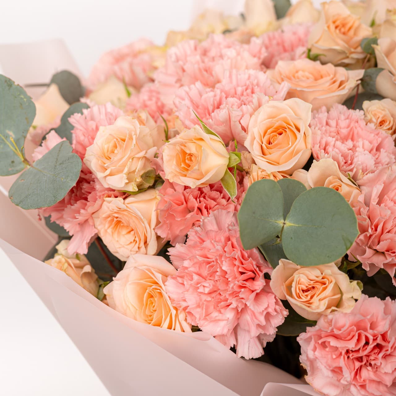 Warm Pink Flower Bouquet