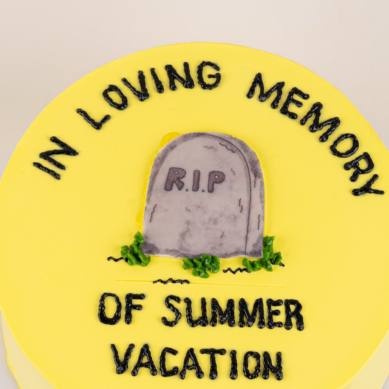 Goodbye Vacation Cake