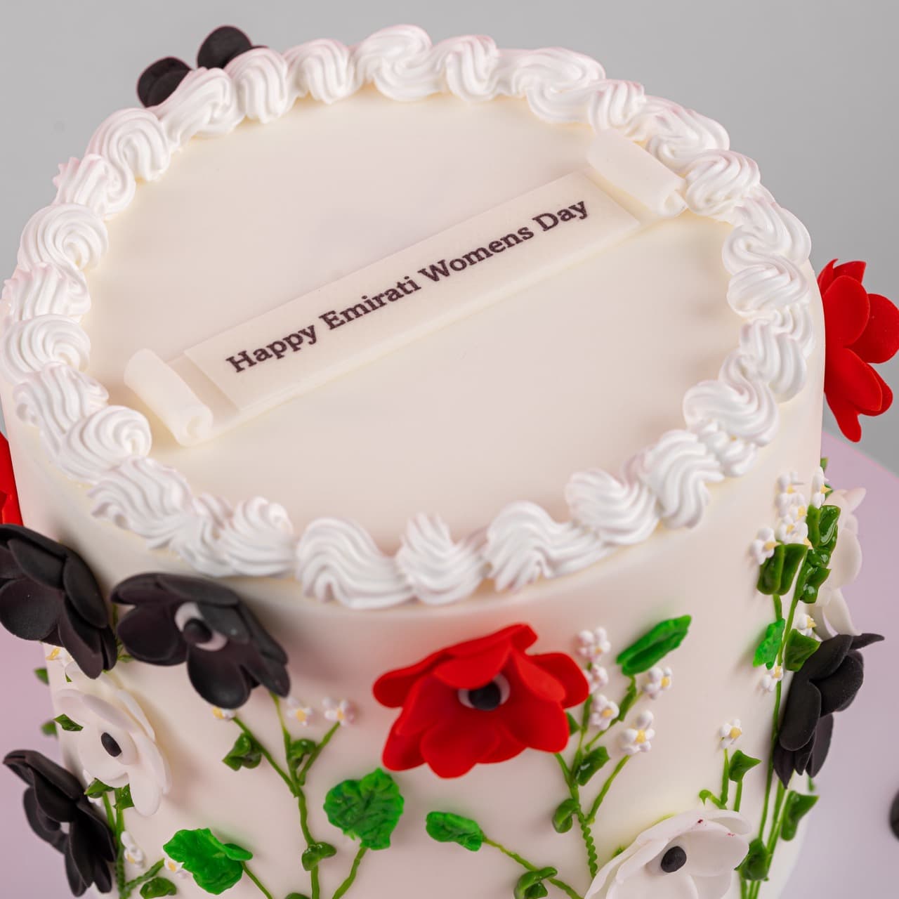 Emirati Women's Day Blooms Cake