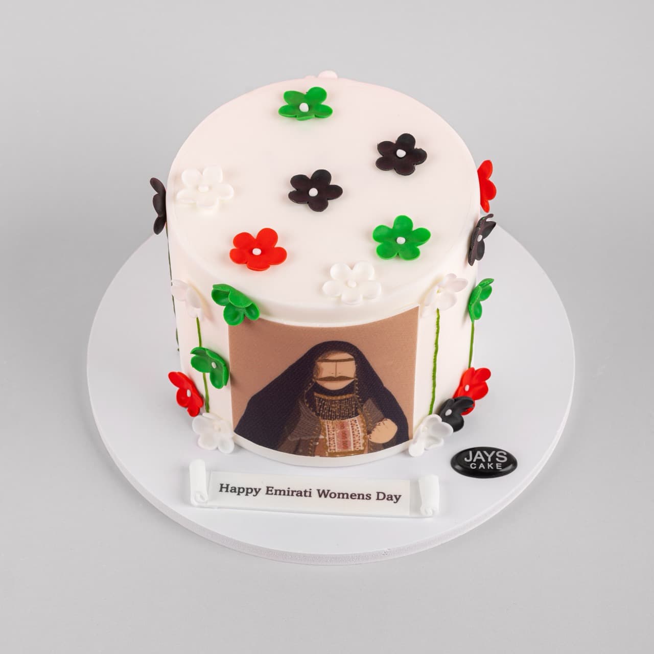 Emirati Women's Day Floral Cake