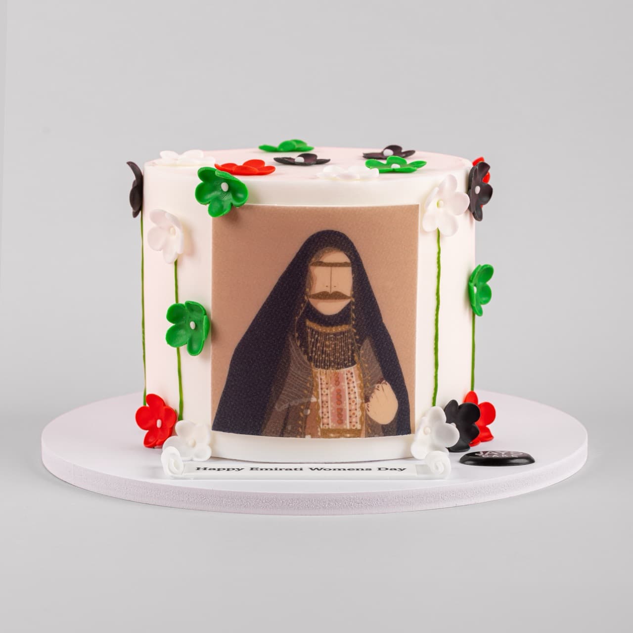 Emirati Women's Day Floral Cake